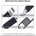 Portable Stainless Steel Magnetic Bottle Openers Can Tapper
