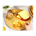 7.87 Inches Round Bamboo Tray