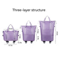 Expandable Rolling Carryon Bag Quick Release Wheels