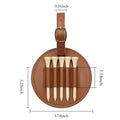 Pu Leather Golf Tee Holder With Buckle