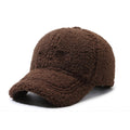 Adjustable Autumn Winter Lamb Hair Cap Warm Baseball Hat