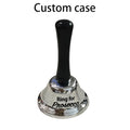 Christmas Metal Hand Bell With Wood Handle