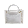 Clear Crossbody Bag with Removable Wristlet Pouch/ Tote Bag