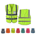 High Visibility Class 2 Vest with Pockets, ANSI - Compliant