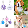 Glitter Pet Id Tags