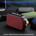 Fabric Bluetooth Speaker with Card Slot