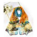 49" Full Color Pure Silk Scarf At 16 Momme