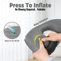 U Shaped Inflatable Foldable Neck Pillow