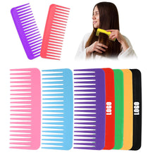 Plastic Hair Detangling Wide-Toothed Comb
