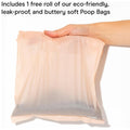 Dog Poop Bag Dispenser Leash Clip Leakproof Twist Top Roll