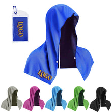 U-Shaped Cooling Hooded Towel