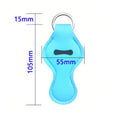 Neoprene Lipstick Holder Keychain