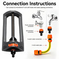 Oscillating Lawn Sprinkler For Yard