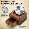 Wooden Cigar Ashtray With Accessories Drawer