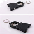 3 in 1 Keychain Opener 39" Tape Measure and LED Flashlight