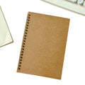 Kraft Cover Sketchable Spring Loose leaf Blank Notebook