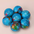 PU Foam Earth Pattern Bouncy Ball Toy