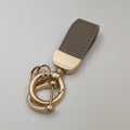 Leather Keychain Accessories Metal Car Key Chain Ring