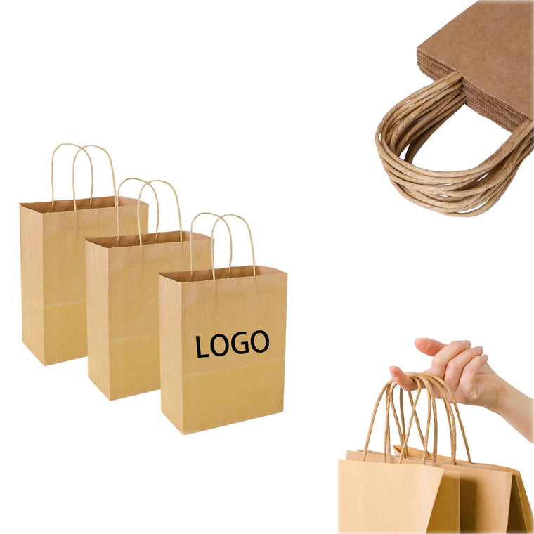 Twisted Handle Kraft Shopper Bag