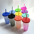 24oz Color Changing Cup with Lid and Straw