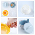 Single Egg Poacher Microwave Eggs Boiler Egg Cooker