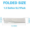 Clear Plastic Foldable Water Container Bag