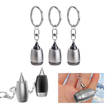 Aircraft Engine Keychain