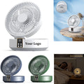 Foldable Wall-Mounted Fan With Night Light