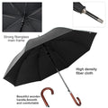 Classic Wood Handle Rain Umbrella