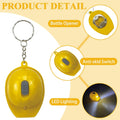 Led Helmet Keychain Bottle Opener