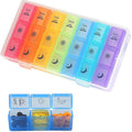 7-Day Pill Organizer With Secure Moisture-Proof Design