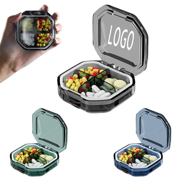 High Quality Portable Transparent Pill Case