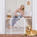 Metal Extra Wide Safety Auto Close Pet Gates