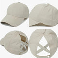 Quick Drying Criss Cross Ponytail Cap