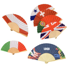 Full Color Cloth Hand Fan