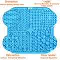 Silicone Sucker Pet Slow Feeder Treat Mat Licking Pad