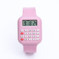 2 In 1 Portable Calculator Watch Unisex Digital Wristwatch