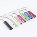 Emergency Survival Double Tube Whistle Keychain