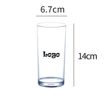 Acrylic Classic Clear Plastic Reusable Drinking Cup