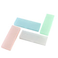 Transparent Frosted Pencil Case with Hinged Lid