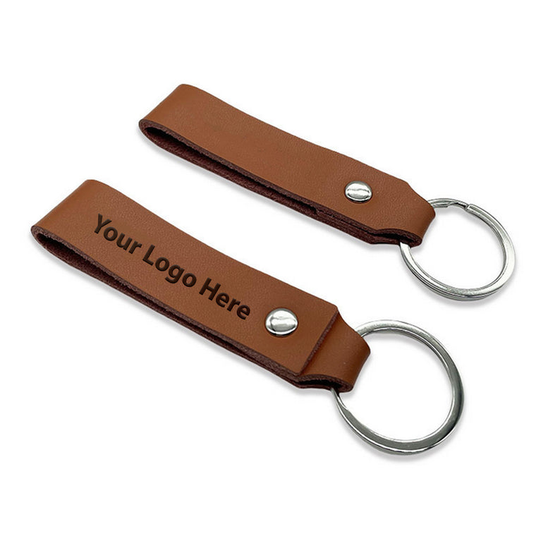 Business Leather Keychain