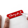 Oval Name Badge Blanks With Magnet