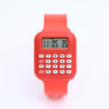 2 In 1 Portable Calculator Watch Unisex Digital Wristwatch