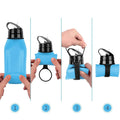 20Oz Foldable Silicone Travel Water Bottle