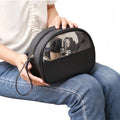 Handheld Skincare Organizer PU Waterproof Cosmetic Bag