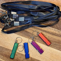 Aluminum Safety Whistle Keychain