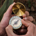 The Compass Has A Rigid Casing