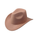 Western Cowboy Hat Curled Brim