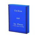 Modern Acrylic Clear Book Shaped Vase For Home Office Hotel