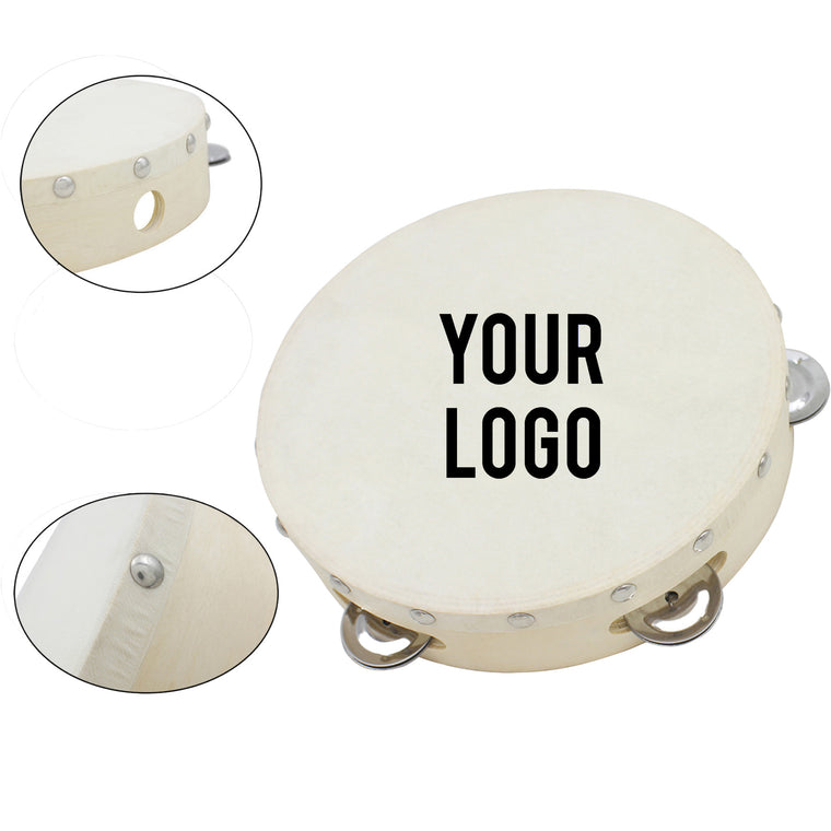 Wooden Hand-Cranked Drum